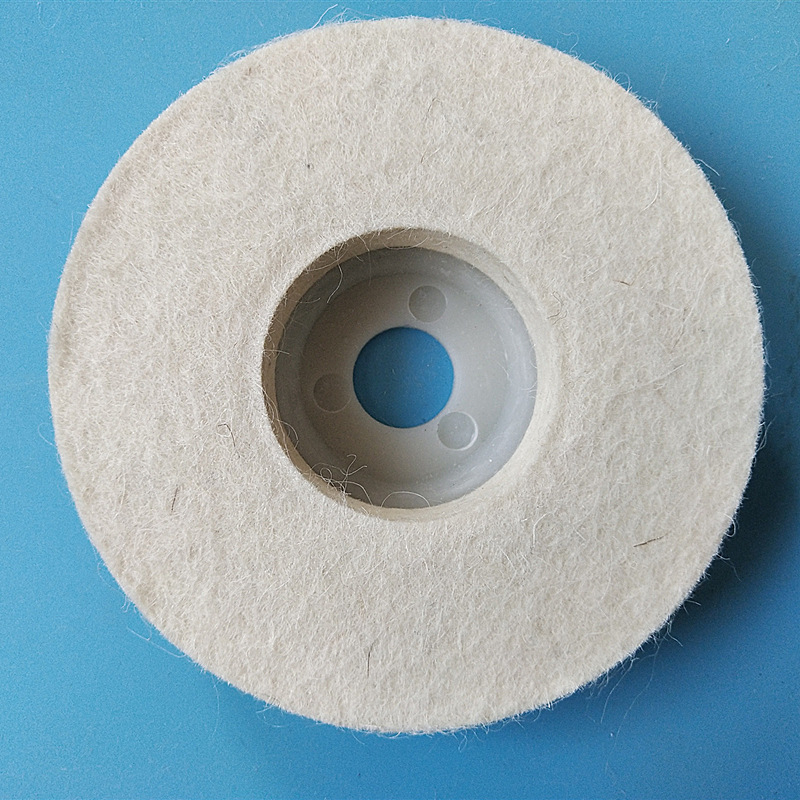 Wool polishing wheel felt wheel stainless steel Porcelain wood marble stone polishing 100*16*12mm
