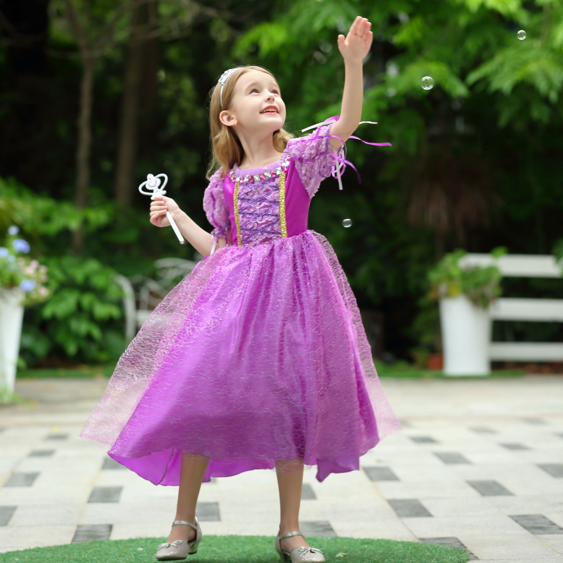 2023 Sophia Dress Dress Girls Dress Frozen 2 Princess Dress Girls Rapunzel