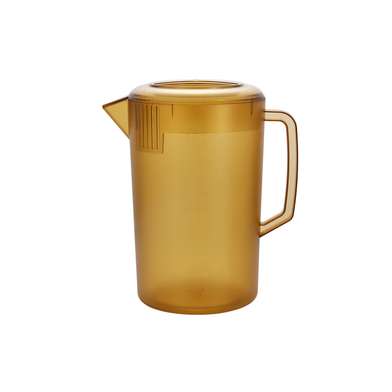 Factory direct 2.0L large Cup pot with lid PC beverage juice pot cold water bottle acrylic plastic large capacity