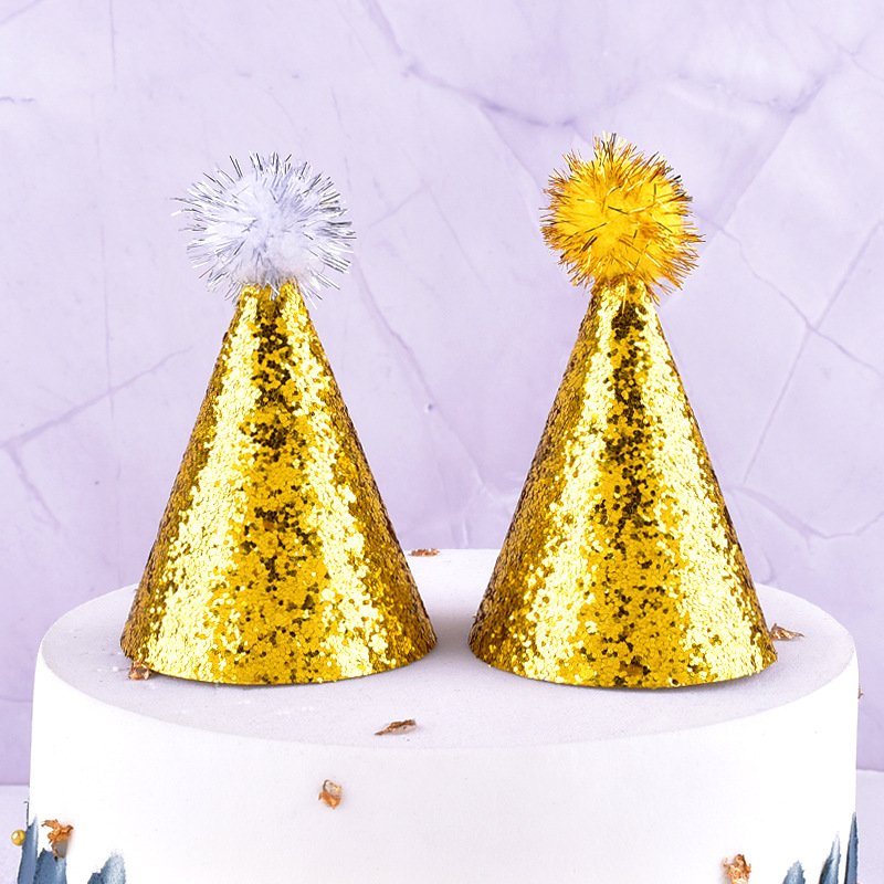 Birthday hat mini Korean cute star hat DIY children birthday party hat pet cake hat