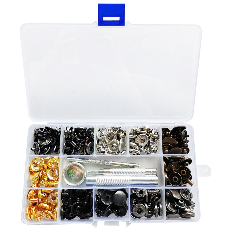 60 sets 831# metal snap button + tool suit button coat button down jacket metal snap button wallet buckle