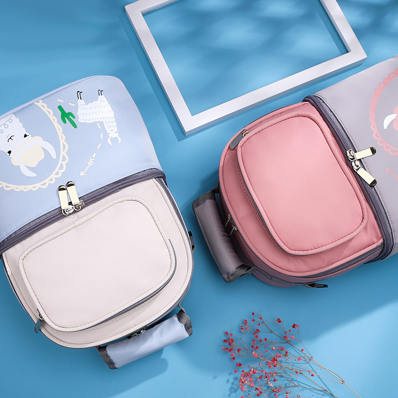 Back Milk Bag Mummy Bag Breast Milk Preservation Refrigeration Heat Preservation Milk Storage Bag Double Layer Mother and Baby Bag Mother Bag