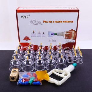 Cupping 32 cans household thick pumping vacuum cupping machine factory direct non-glass cans health cupping
