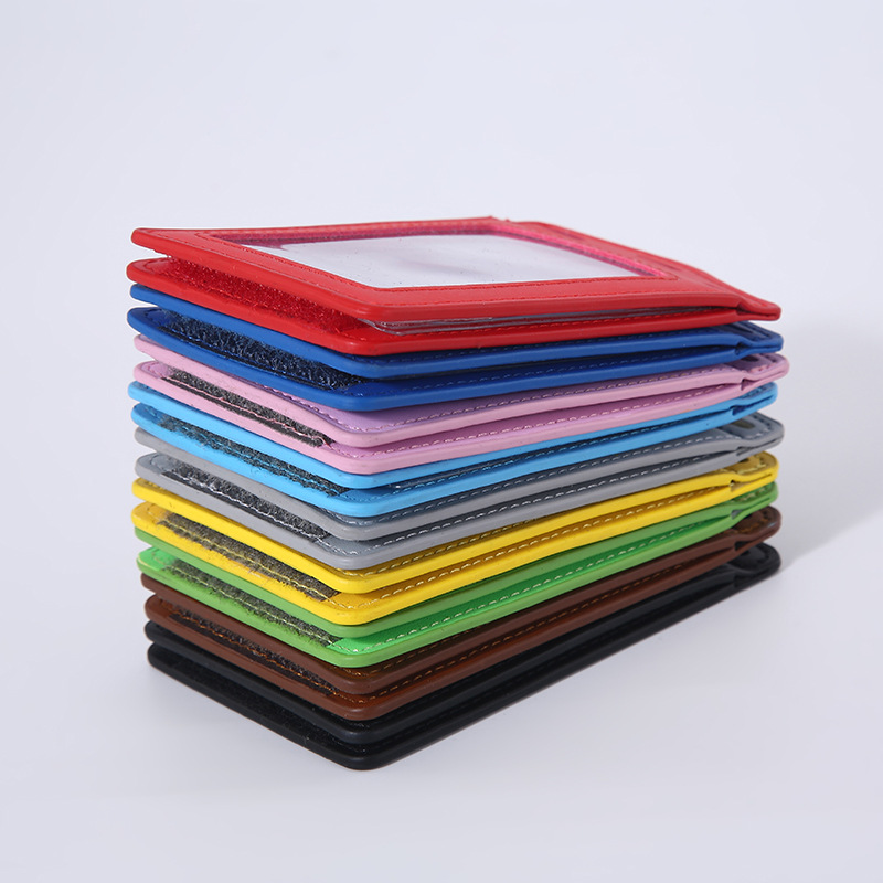 Kimbesi chuangka work card bus card set PU Multifunctional leather case identification card set bank work card set