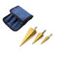 Hexagon shank pagoda drill bit high speed steel titanium plated step drill reaming tool hole opener wholesale step drill set