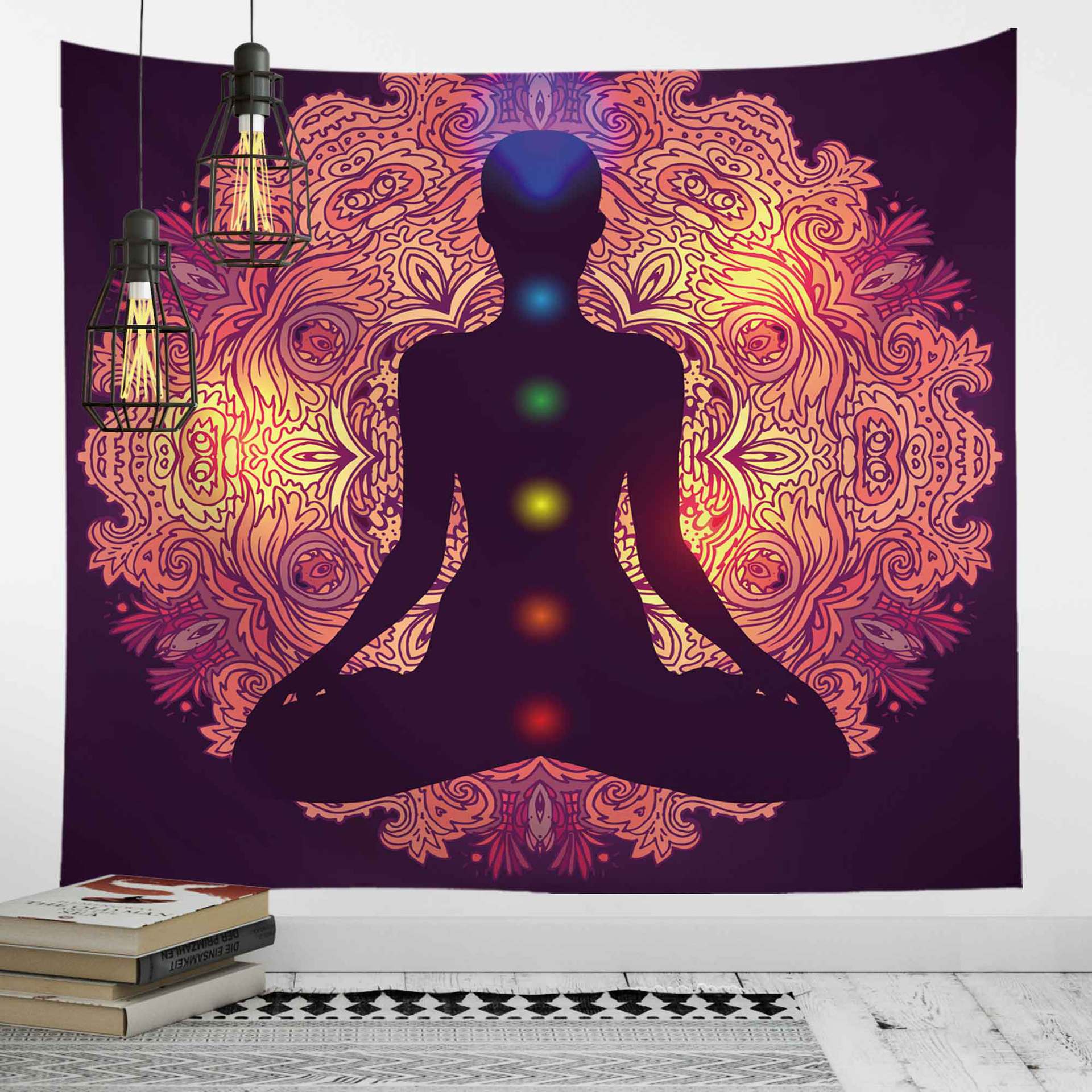 ins Nordic Style Bedroom Decorative Tapestry Cross-border Special for Digital Printing Online Celebrity Anchor Live Background Cloth Hanging Cloth