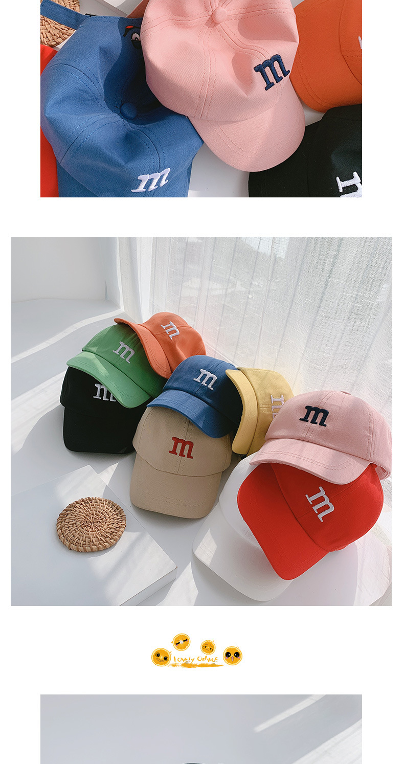 Kinderhoed Baby Lente en Herfst Cap Koreaanse Letter Borduurwerk Jongens Herfst en Winter Meisjes Kinderen Baseball Cap_voghion.com