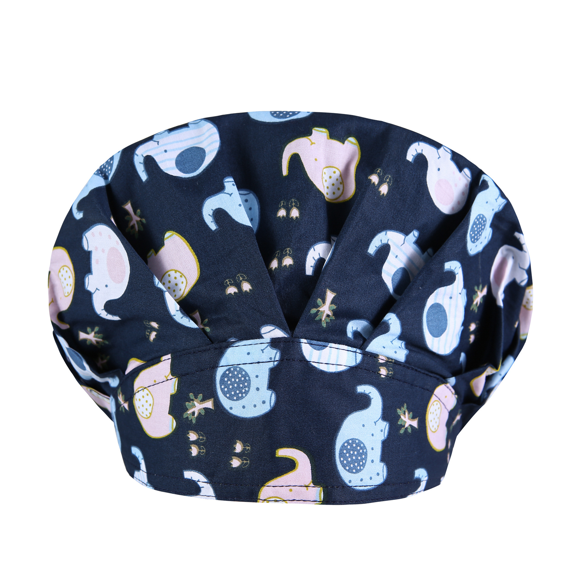 Pure cotton printed surgical cap men and women nurse cute hat bag head cap