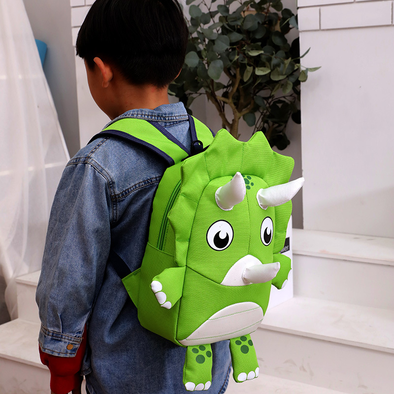 Small Dinosaur Kindergarten Anti-lost Schoolbag New Oxford Cloth Children's Backpack Korean-style Anti-lost Baby Backpack