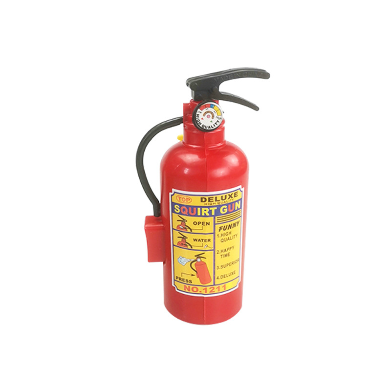 Children's toy fire extinguisher water gun creative spray gun small fire extinguisher push supply stall water gun factory wholesale