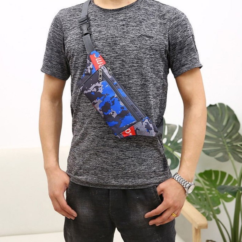 Fashion waist bag ultra-thin close-fitting fitness running bag outdoor cycling sports shoulder bag waterproof mobile phone waist bag wholesale