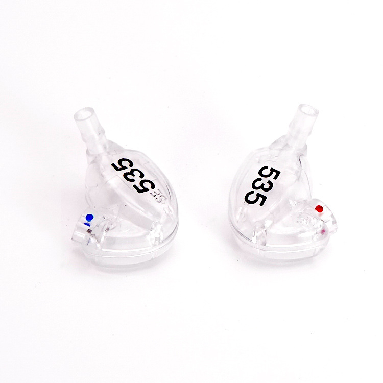 Transparent earphone shell suitable for replacement and repair Shure se535 earphone shell DIY SE846 moving iron earphone shell