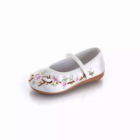 Children's Embroidered Shoes Beijing Children's Shoes Ethnic Style Girls' Women's Chinese Style Baby Princess Cloth Shoes Women's Shoes Ancient Costume Hanfu
