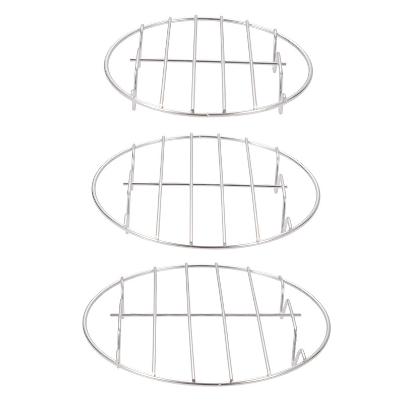 ホームキッチン多機能 304 ステンレススチームラック調理蒸し野菜ライスラック家庭用キッチンツール|undefined