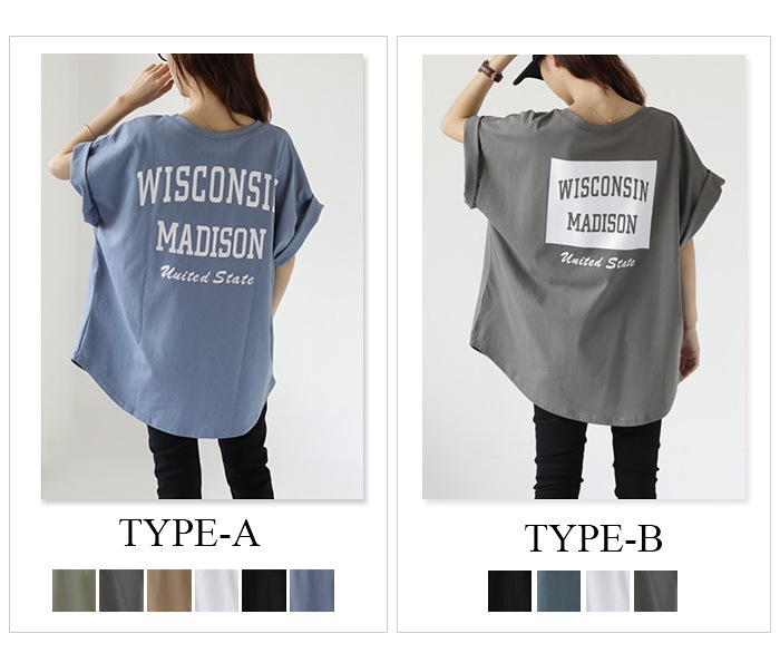 Japanese and Korean Summer New Letter Printed Short-sleeved T-shirt Women's Loose Lazy Top Mid-length T-shirt Base Shirt Women