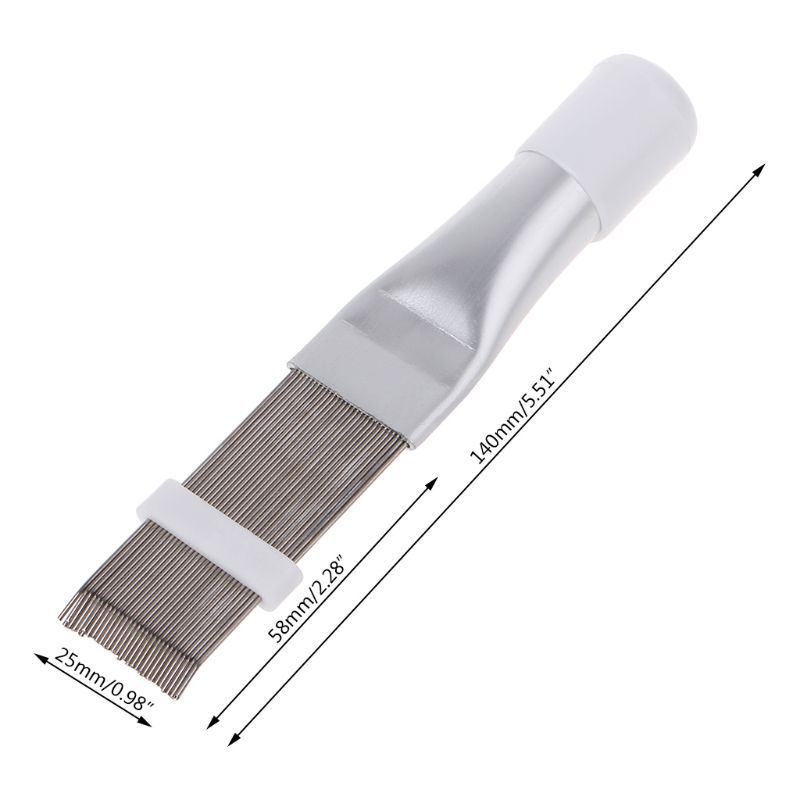 WM fin comb air conditioner fin comb stainless steel fin fin brush condenser cleaning brush radiator wholesale