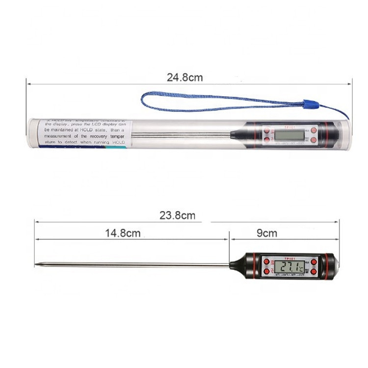 101 food thermometer milk temperature kitchen oil temperature barbecue barbecue baking thermometer electronic water temperature meter