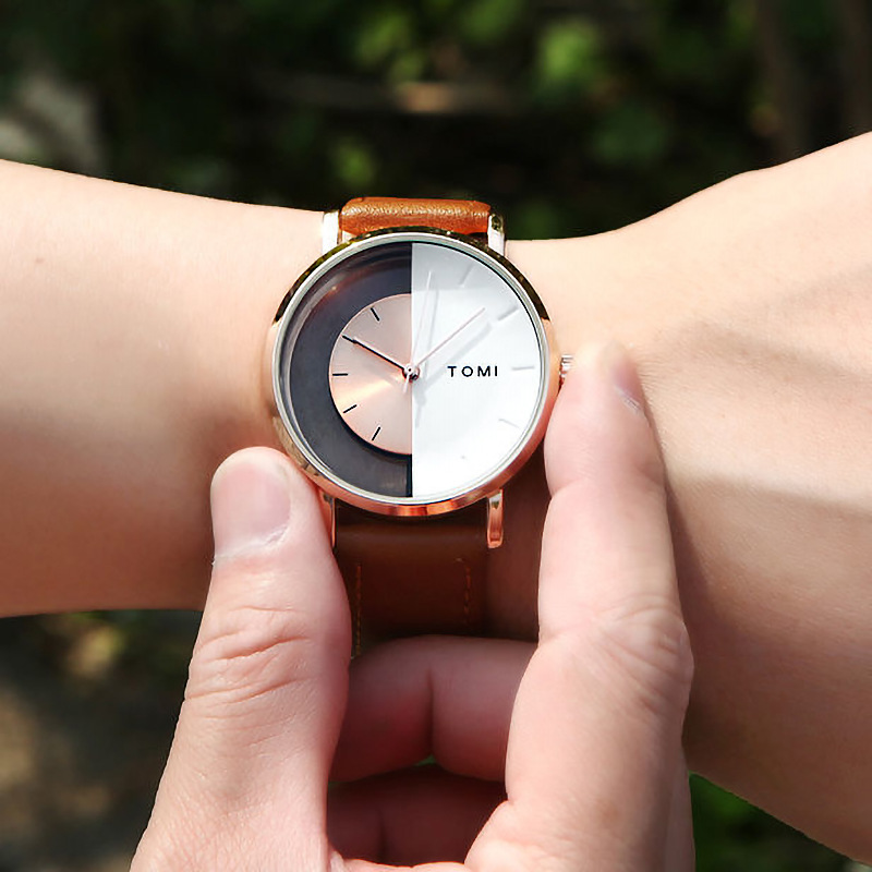 [Small Wholesale] TOMI Hollow Design Pivot Table Neutral Casual Fashion Simple Korean Watch