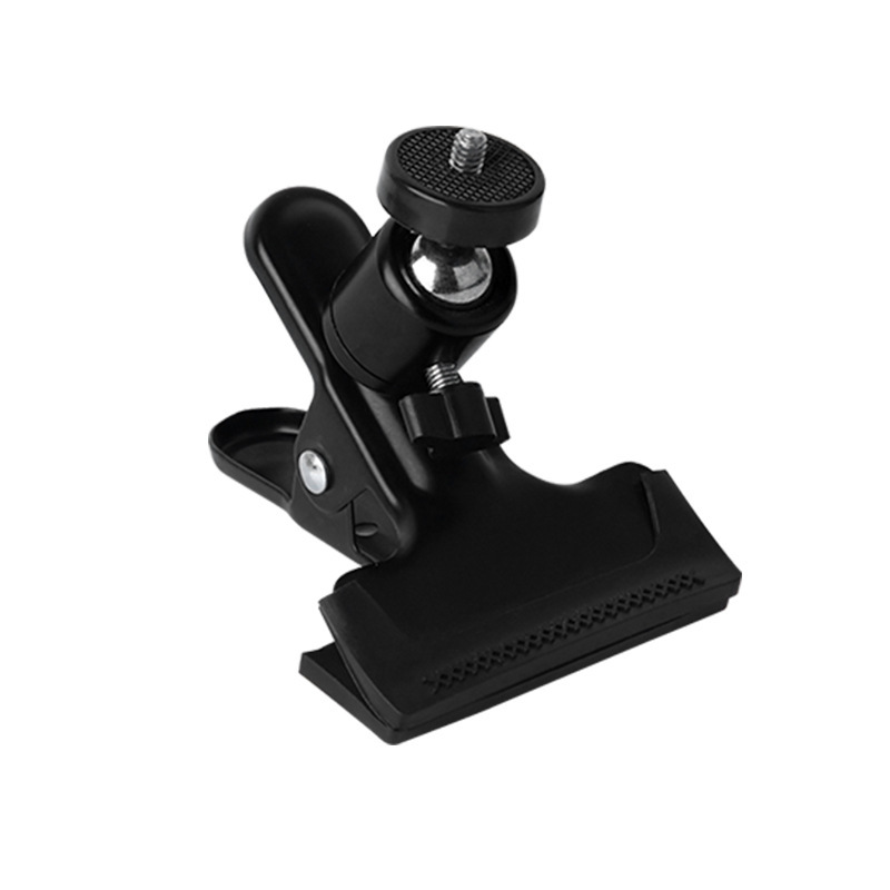 Mobile phone live desktop metal expansion strong clip head multi-function flat light microphone guitar stand Universal