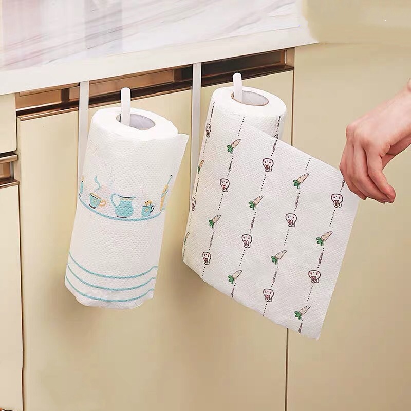 Kitchen Tissue Rack Preserving Film Rack Storage Rack Tissue Rack Punch-free Napkin Rack Cabinet Roll Paper Rack Hanging