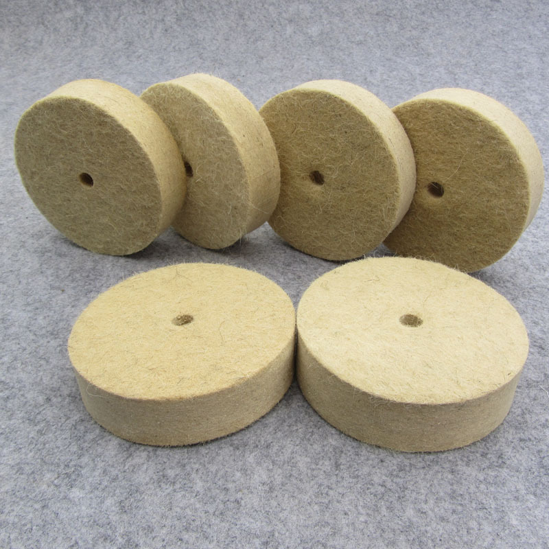 3 inch 75mm wool wheel table mill accessories mirror 4 inch 100 metal polishing wheel diameter thickening and hardening