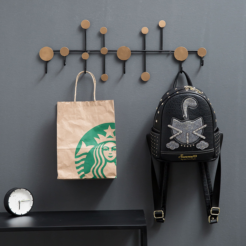 Creative hook balcony shop door coat hook three-dimensional bedroom wall decoration behind the door wall hanging hallway decoration coat hook