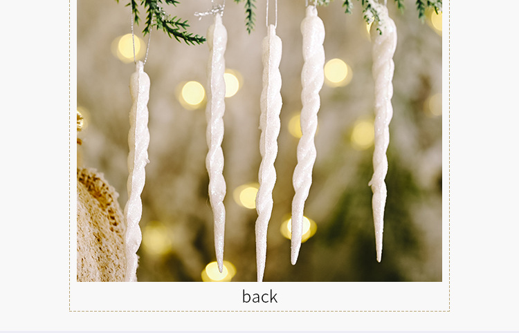 Haobei Christmas decoration supplies colorful ice bar pendant creative pendant magic stick hanging piece small tree thread hanging ornament_voghion.com