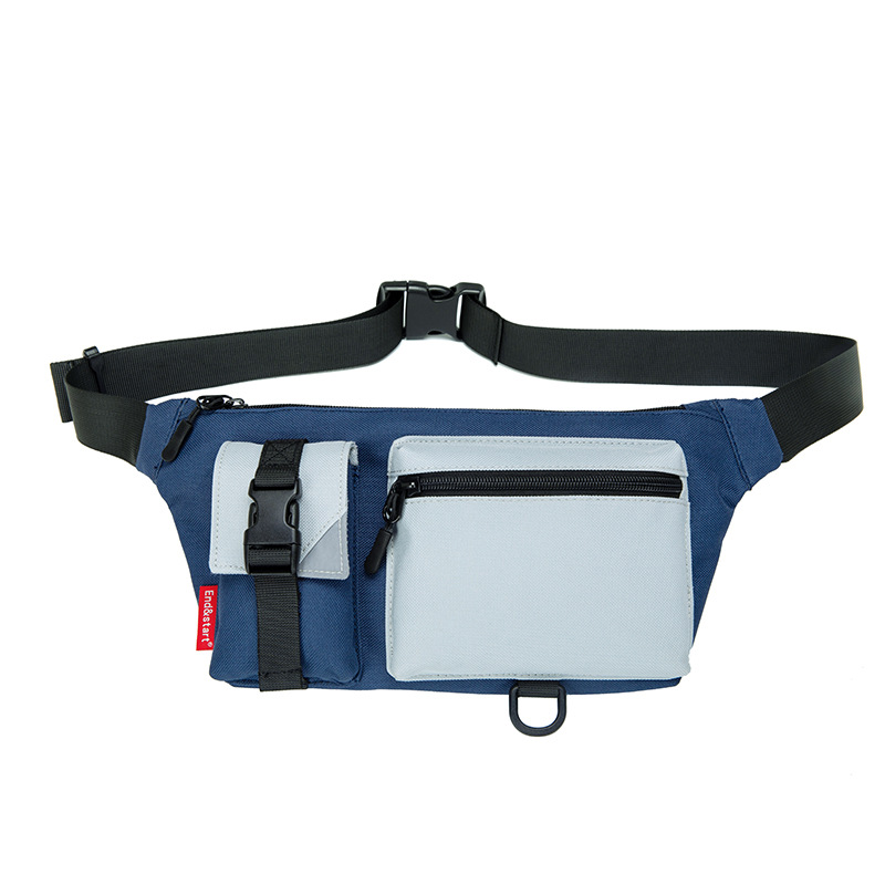 Chest Bag Men's ins Super Popular Brand Men's Small Waist Bag Sports Shoulder Bag Crossbody Bag Men's Personality Fashion Trend