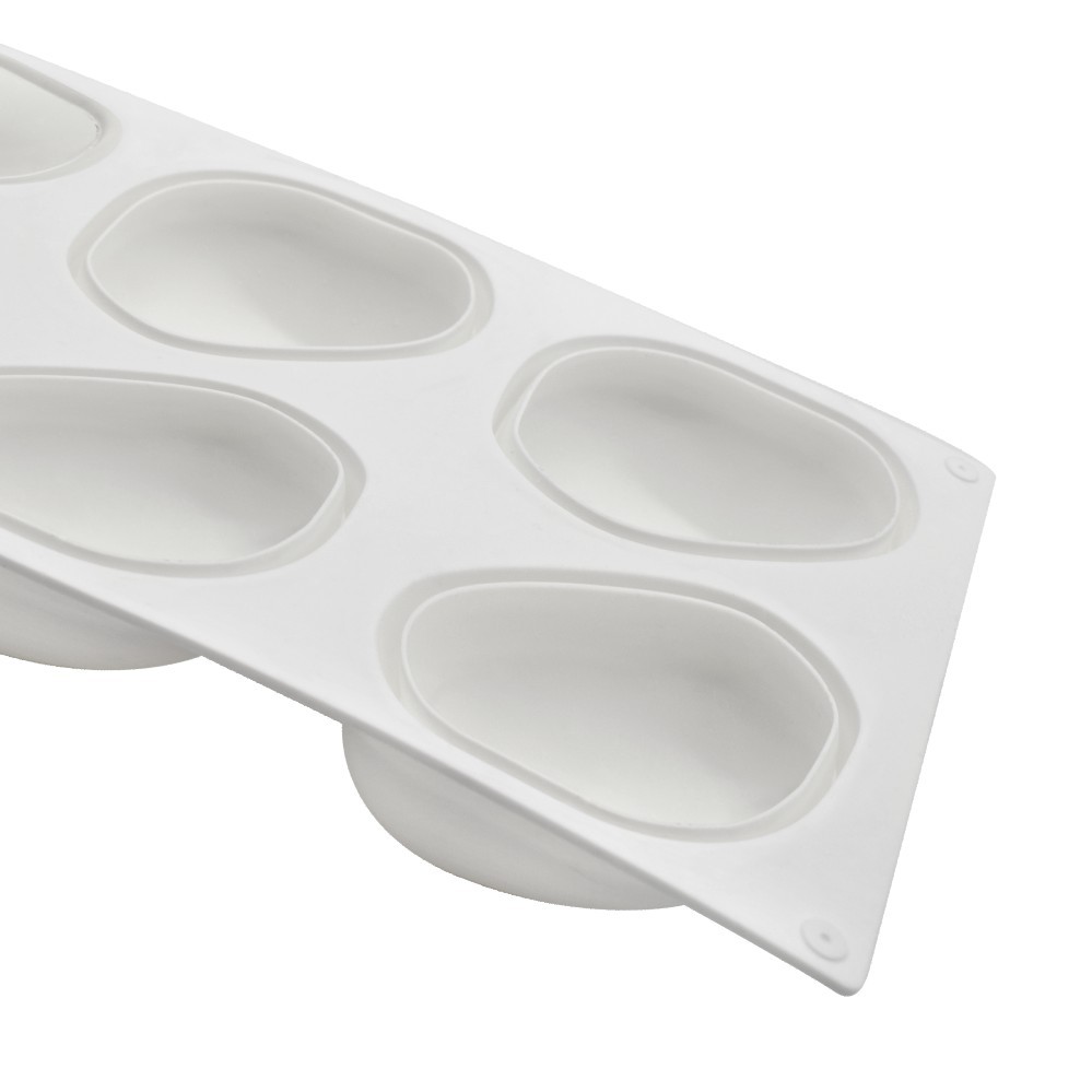 New 6-piece colorful cobblestone mousse cake mold DIY baking mold French dessert mold fondant silicone mold
