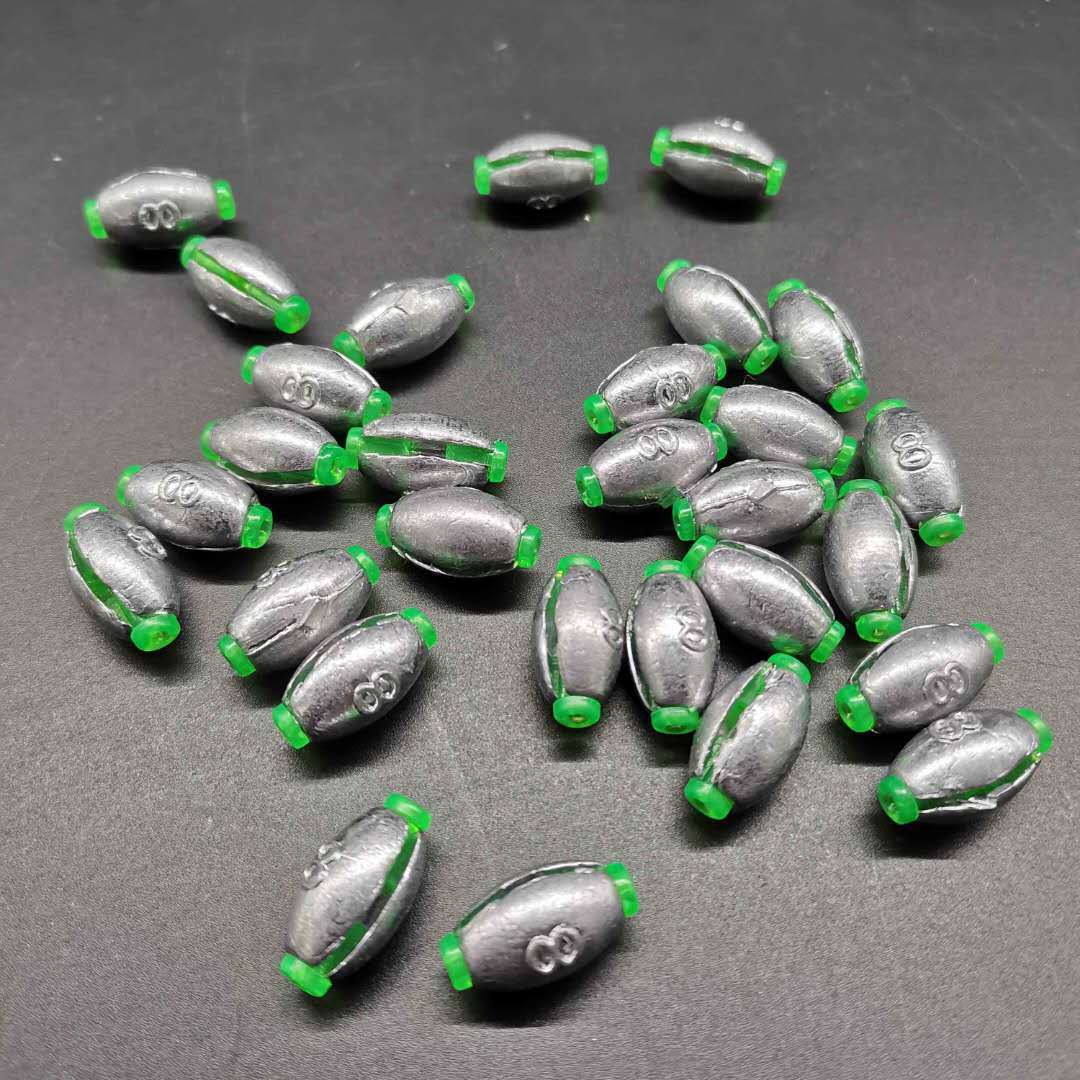 Japanese-style open lead drop fast lead fishing olive lead drop Bridge raft fishing rock pole lead drop heart far cast lead Wholesale