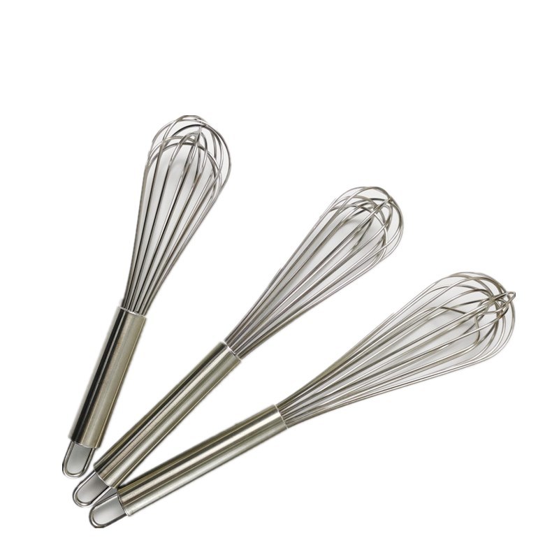 Baking Tools Stainless Steel Cream Mixer Handheld Egg Smoke 16 Line Thickened Line Steel Handle Manual Egg Beater