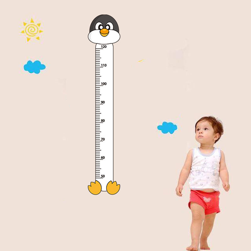 Felt material sublimation printing animal cartoon height stickers kindergarten background wall decorative stickers