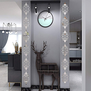 Amazon Hot Sale Home Decorative Acrylic Mirror Wall Stickers Background Wall Decorative Combination Wall Stickers