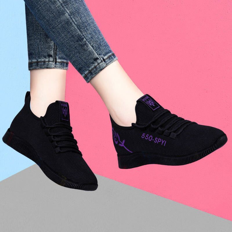 2020 Internet Celebrity Sneakers Women's Soft Lazy Walking Shoes Casual Fashion Stall Shoes