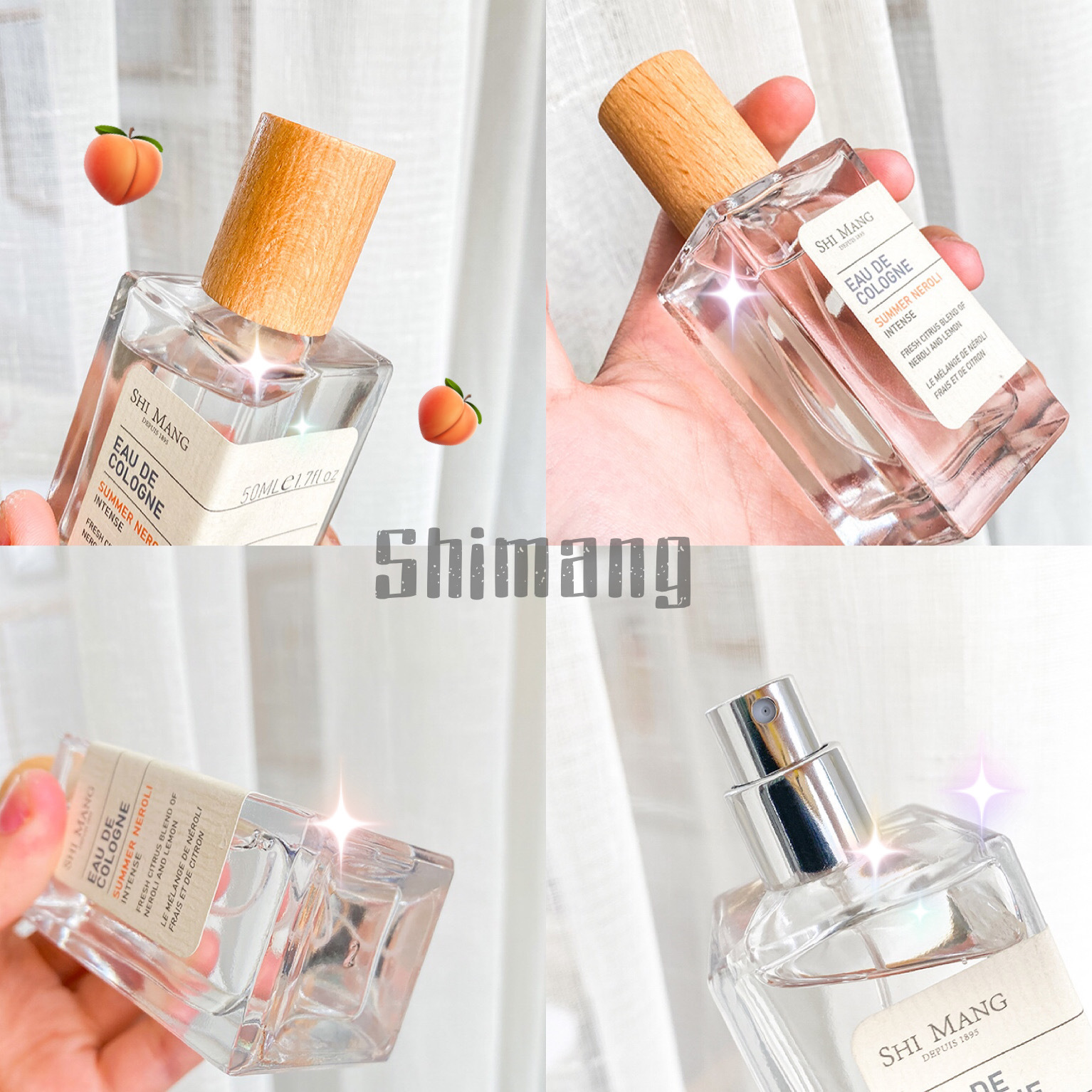 Shimang New Turkish Water for Men and Women Perfume 50ml for Students Light Fragrance and Fresh for Niche Monet Garden