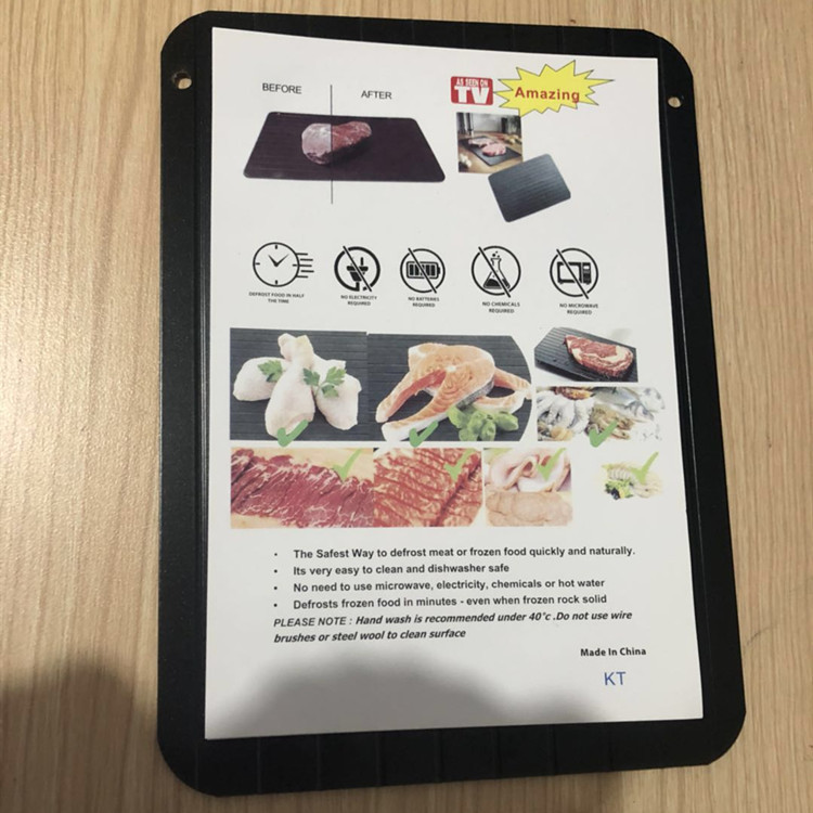 Quick Thawing Plate Kitchen Household Aluminum Alloy Fast Steak Frozen Food Meat Quick Thawing Plate
