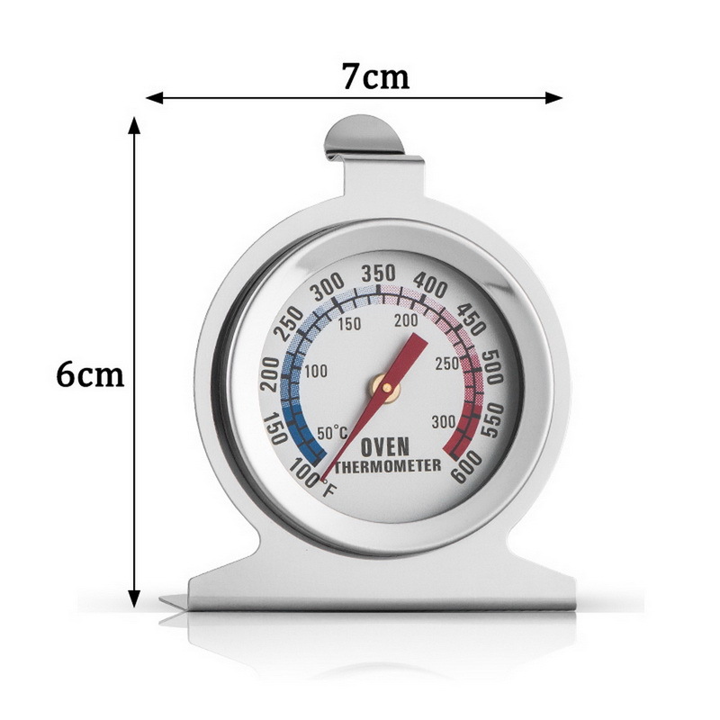 Stainless steel oven thermometer baking tools High Temperature Microwave oven seat type oven thermometer (50-300 degrees)