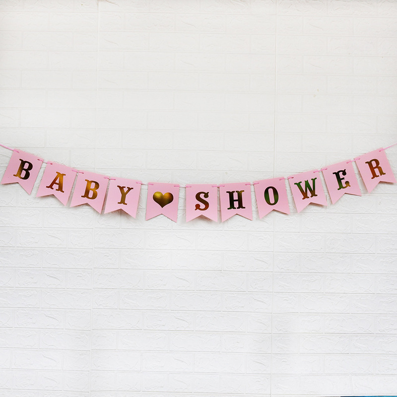 赤ちゃんの誕生日アルファベット旗its aガール/boy baby showerアルファベットバナーパーティー装飾|undefined