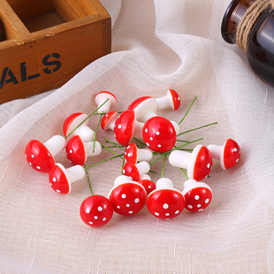 Amazon Plant Mini Foam Color Mushroom Micro Landscape Pot Landscape Small Mushroom Accessories Christmas Ornaments