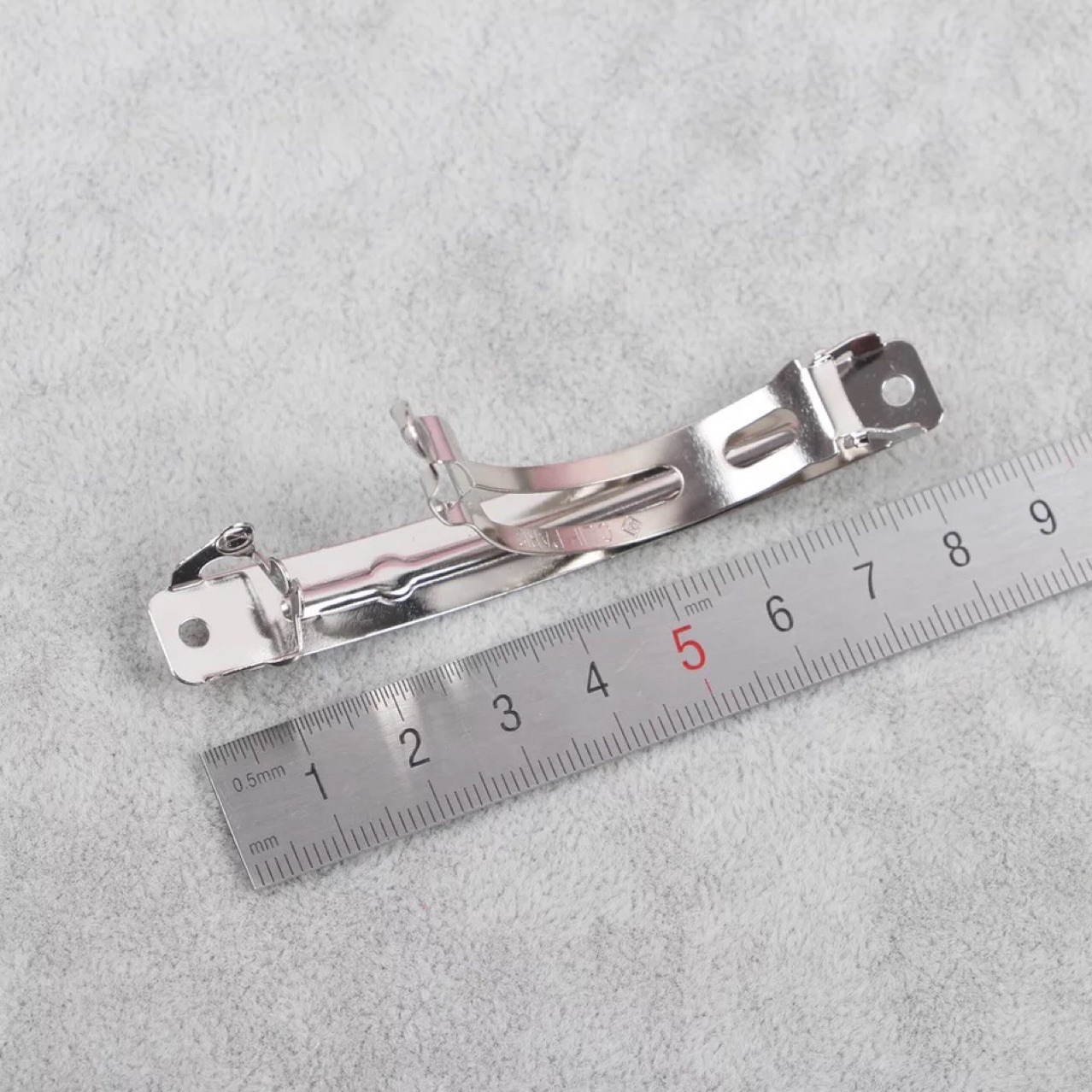 South Korea two-piece spring clip automatic clip steel clip top clip hairpin jewelry handmade diy accessories manufacturers direct supply