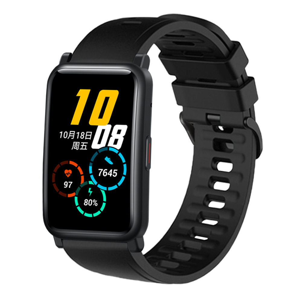 Suitable for Huawei Glory ES Smart Watch Replacement Strap Silicone Breathable 20/22 Universal Spot Wholesale