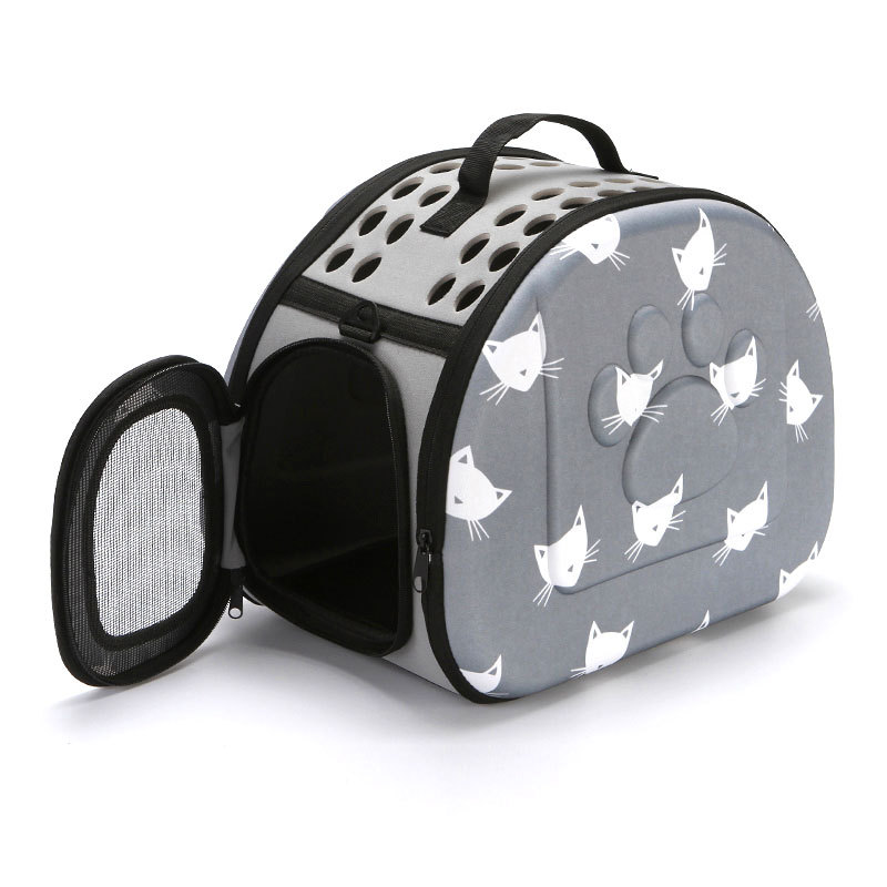 Factory direct supply new pet bag cat bag portable out bag foldable breathable pet backpack EVA pet bag