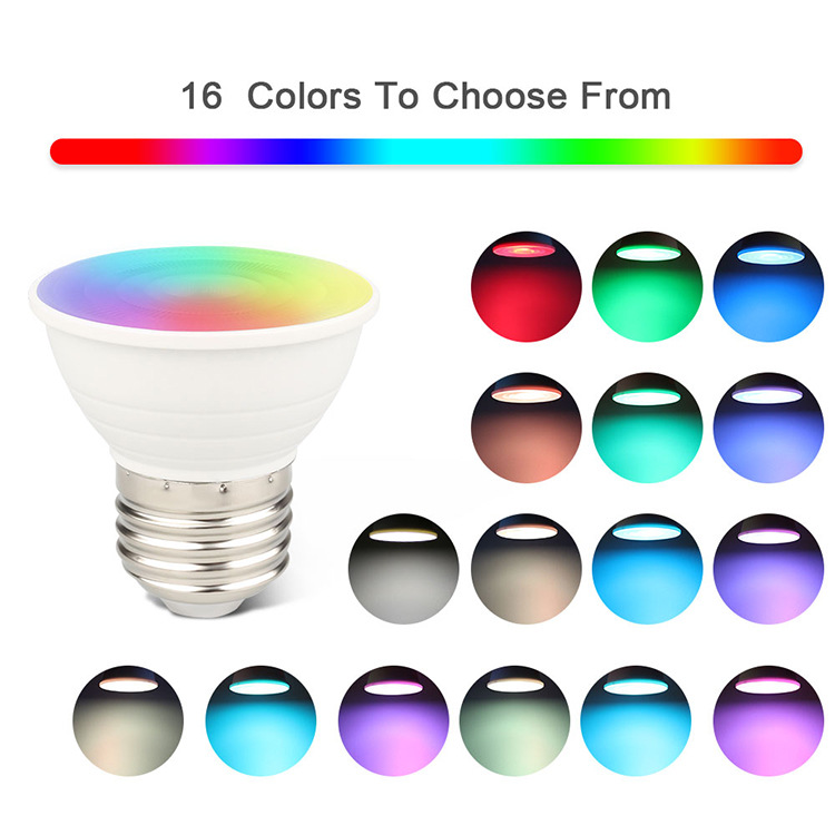 SOURCE Factory LED RGBW lamp Cup plastic package aluminum lamp Cup plastic package aluminum lamp Cup remote control lamp GU10
