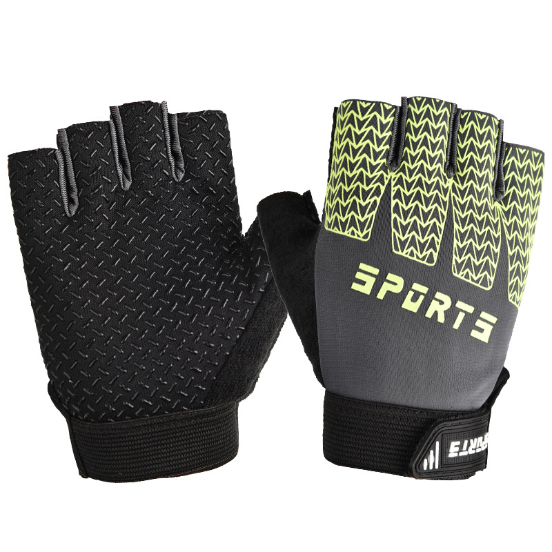 Children's half finger gloves riding sun protection driving summer fitness non-slip cycling motorcycle thin bicycle gloves