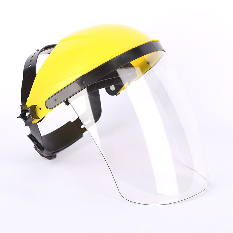 Head-mounted protective mask Lightweight labor protection transparent mask Argon arc welding polishing protective mask Welding mask