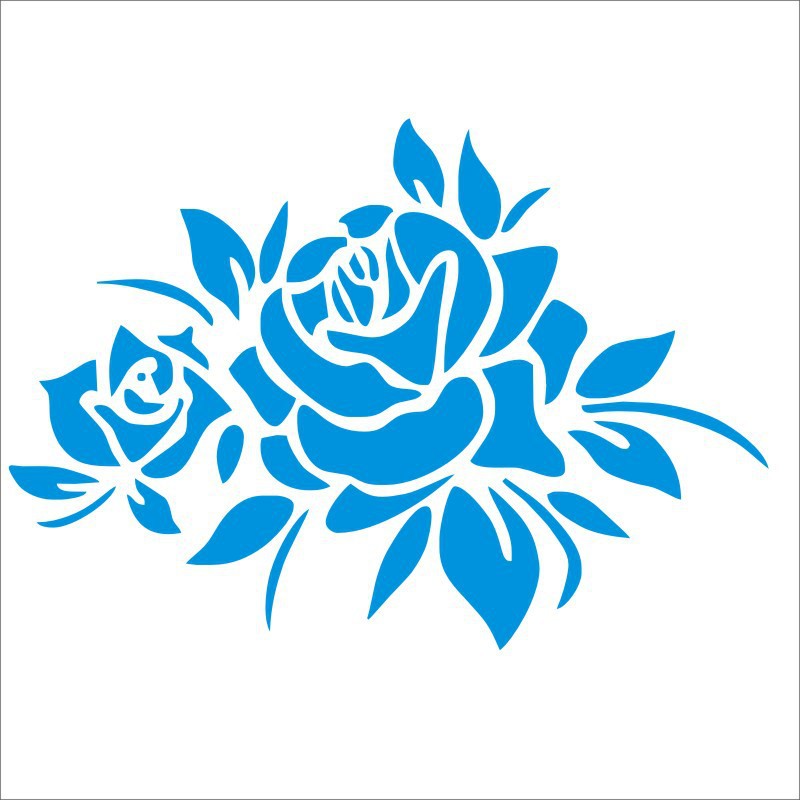 Car Rose Reflective Sticker Rose Car Sticker Car Scratch Sticker Rose Car Sticker Personalized Sticker