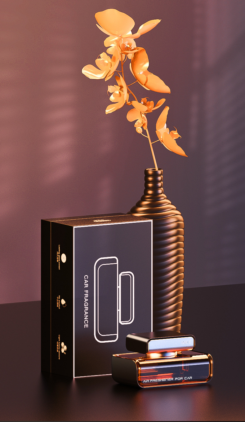 Parfum de tableau de bord de voiture Carfeile, décoration de verre, parfum léger longue durée, déodorant, parfum de voiture haut de gamme, siège_voghion.com