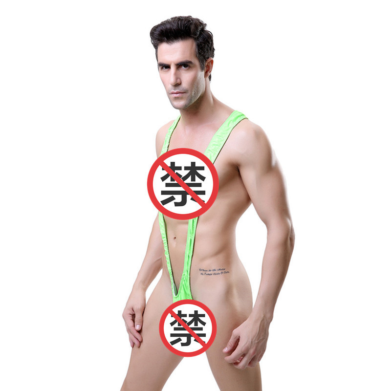 男士情趣內衣 V型背帶式性感連體衣情趣內褲連身衣誘惑丁字褲