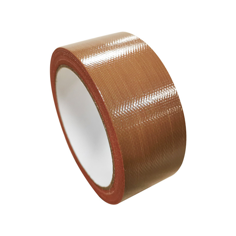 Brown cloth red adhesive tape strong high sticky brown rubber cloth seamless edge sealing exhibition waterproof