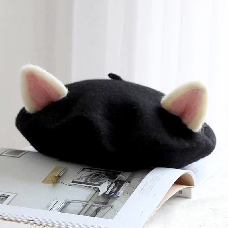 In stock supply handmade DIY wool felt rabbit ears headband jewelry accessories poke music finished accessories